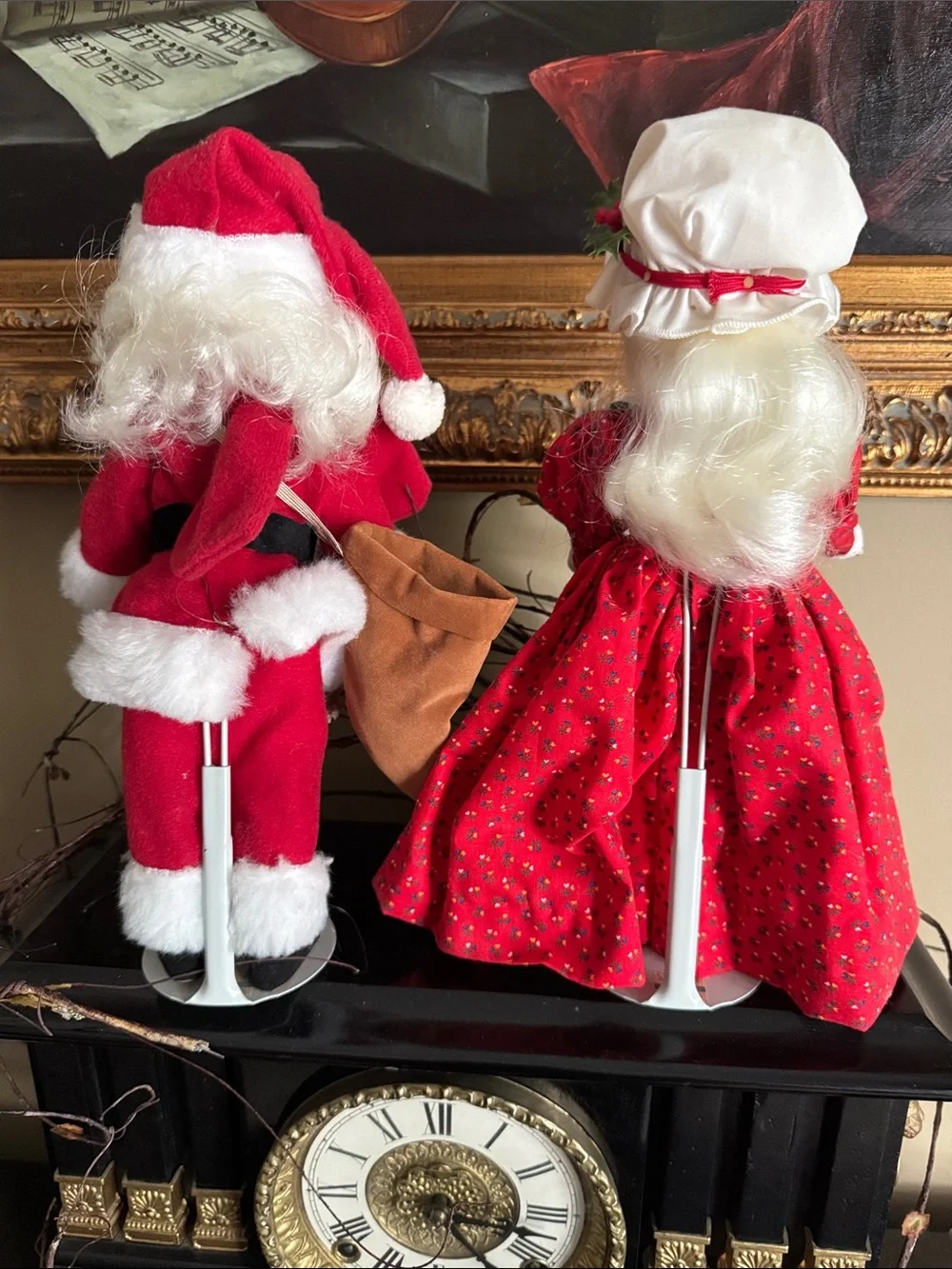 EFFANBEE Santa & Mrs. Claus - Storybook Collector Doll Set - Vintage 80s